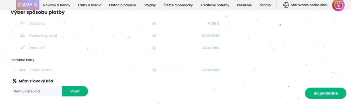 artmie zlavovy kod kupon kosik